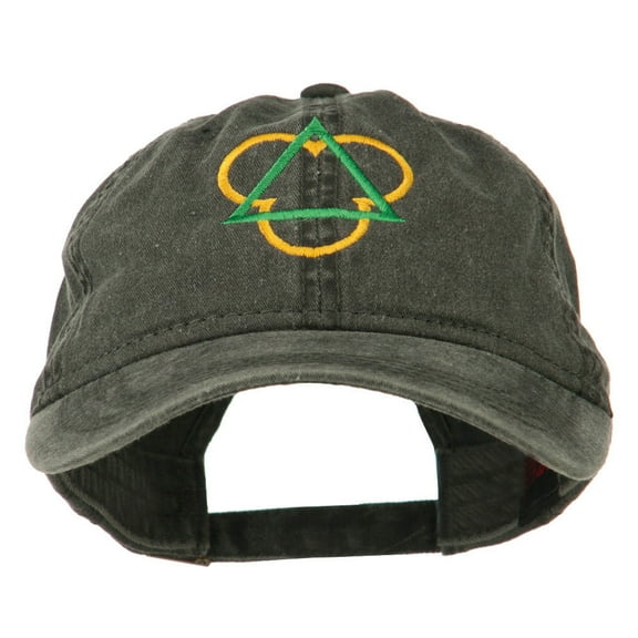 Symbol for Trinity Embroidered Washed Cap - Black OSFM