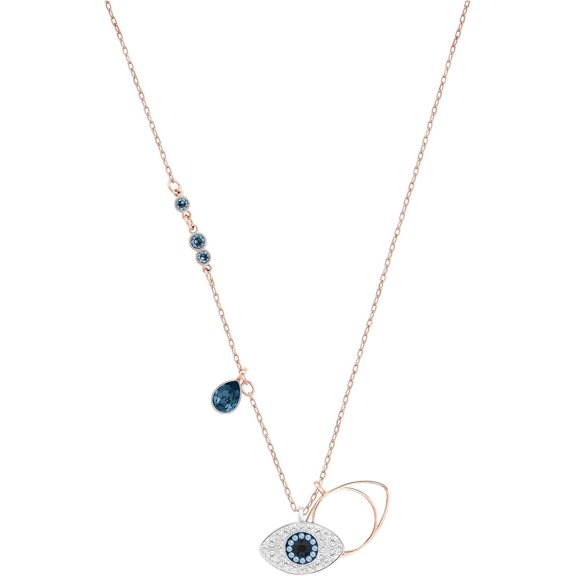 Symbolic Evil Eye Crystal Jewelry Collection, Featuring Necklaces, Earrings, and Bracelets