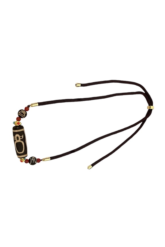 Symbolic Nine Eyed Agate Pendant Necklace Triple Gloss Finish Crafted For Spiritual Enlightenment And Elegances