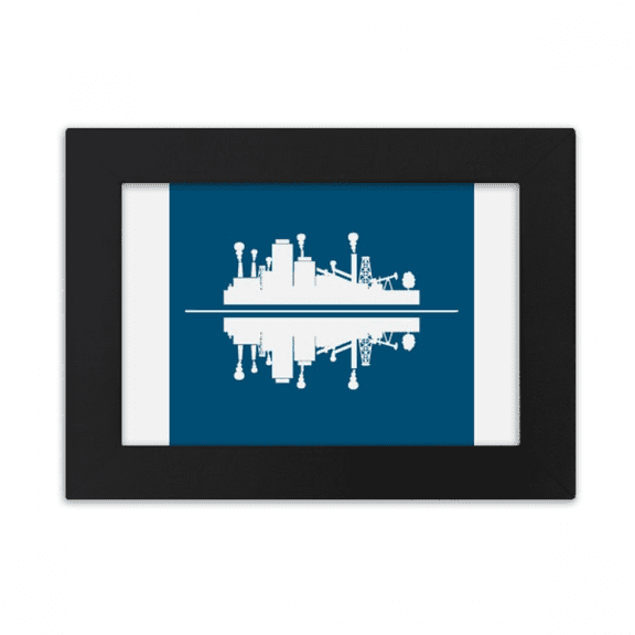 Symbolic Reflection Urban Landscape Architectural Environment Desktop Photo Frame Ornaments Picture Art Painting