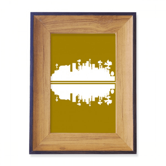 Symbolic Sculpture Urban Landscape Architectural Signs Photo Frame Exhibition Display Art Desktop Painting