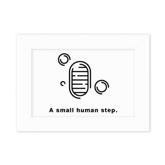 Symbolic Significance Progress Footprints Photo Mount Frame Picture Art Painting Desktop 5x7 inch