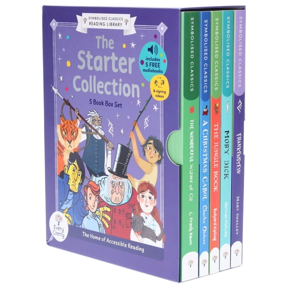 Symbolised Classics Reading Library 5 Books Boxed Set - Ages 7+ - Paperback