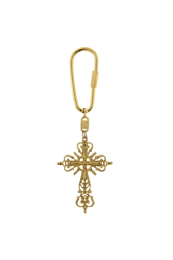 Inspirational Cross Carabiner Key Chain