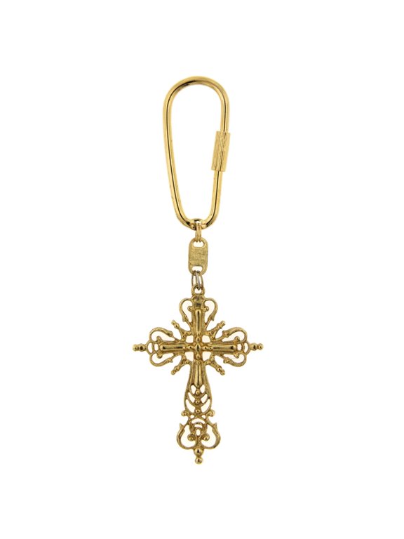 Inspirational Cross Carabiner Key Chain