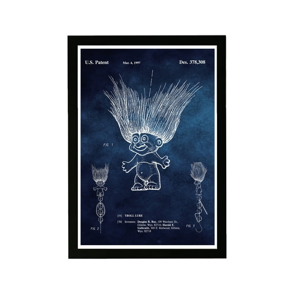 Symbols and Objects 13" x 1.00" Framed Painting Art Print, by Wynwood Studio