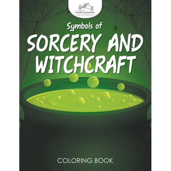 Symbols of Sorcery and Witchcraft Coloring Book (Paperback)