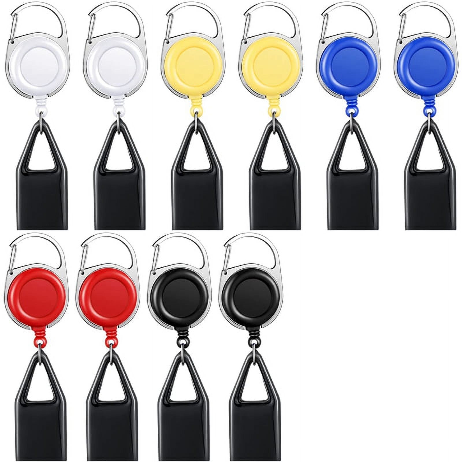 Symkmb 10 Pieces Retractable Lighter Clip Assorted Color Lighter Holder