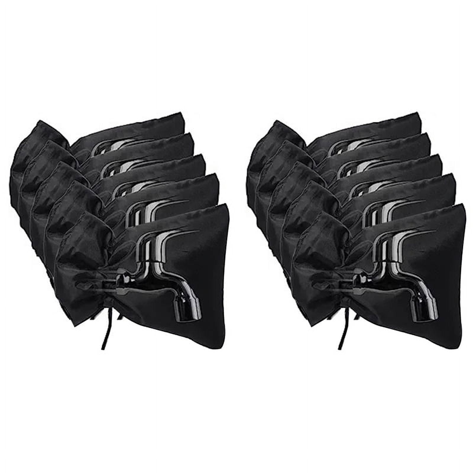 Symkmb 10Pack Bibcock Cover for Winter Freeze Protection,Outside Cover for Cold Weather,Reusable