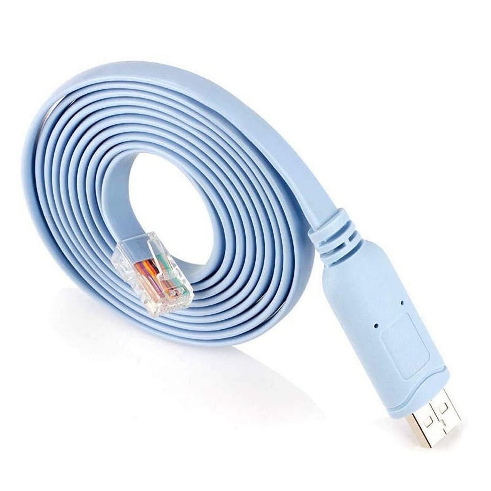 Symkmb 1Pcs 1.8M USB to RJ45 Cable USB to RS232 Serial Cable USB to