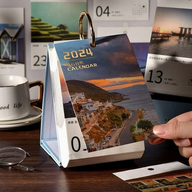 Symkmb 2024 Travel Calendar Calendar Ins Desktop Display Gifts Custom