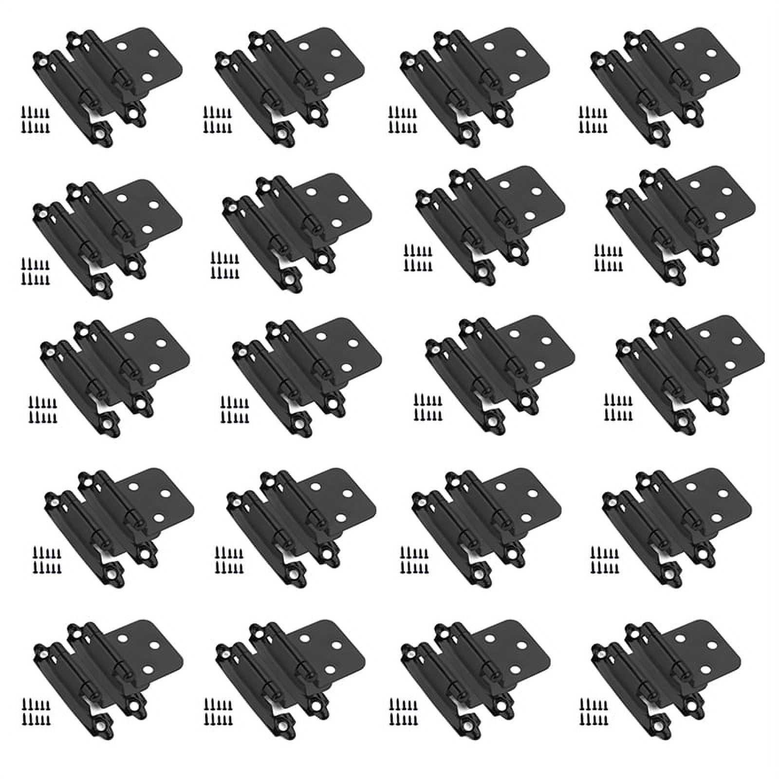 Symkmb 25 Pairs (50 Units) Hinge SelfClosing Kitchen Hinges 1/2 Inch Overlay