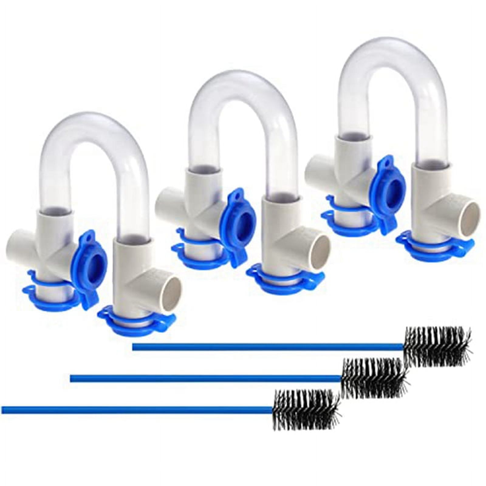 3/4 In. Clear Pvc Condensate P-trap For HVAC Systems Air Conditioner With Cleaning Brush Drains Condensate : Buy Online At Best Price In KSA - Souq Is Now