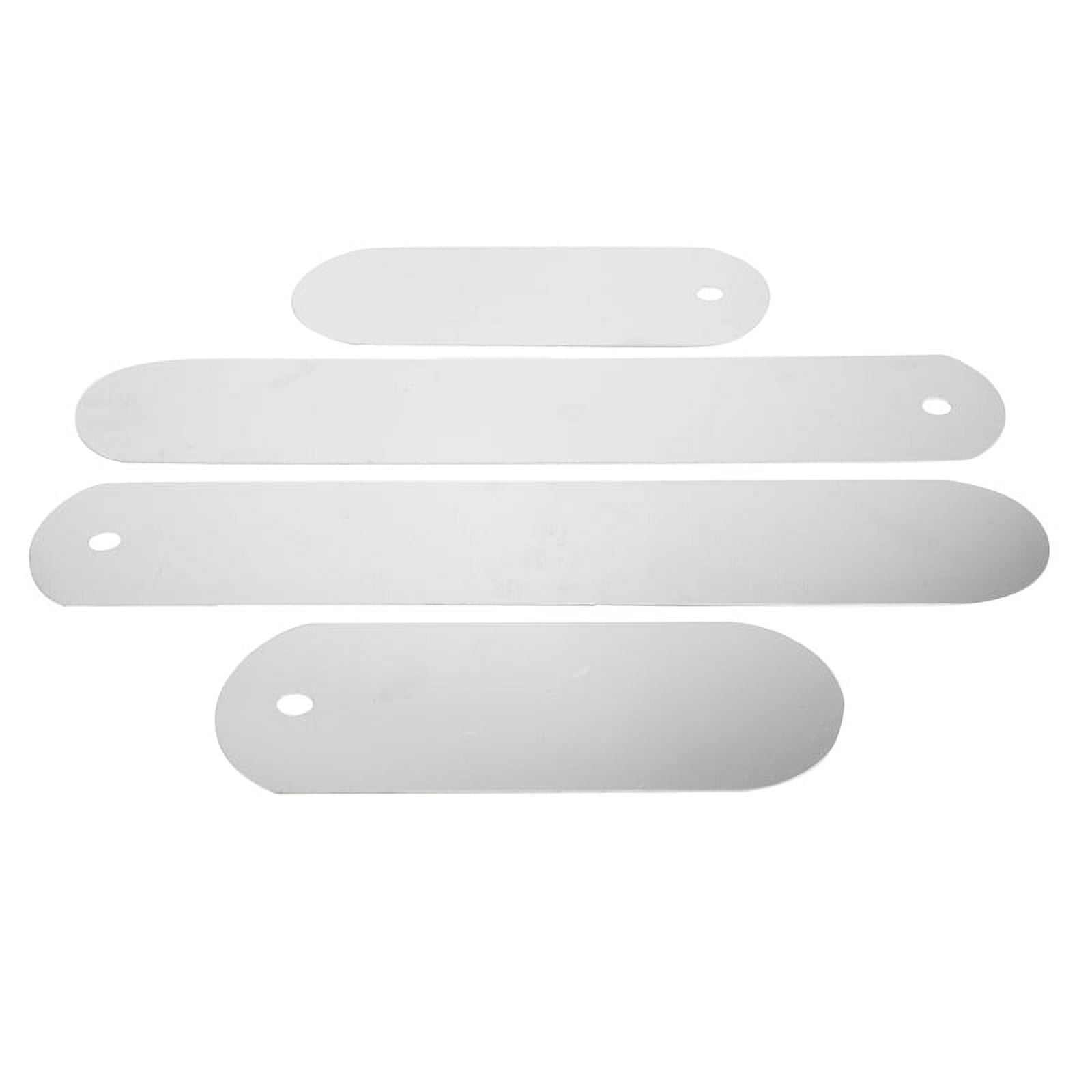 Symkmb 4 Pieces Metal Straight Sock Jigs Sublimation Crew Sock Jigs Dye