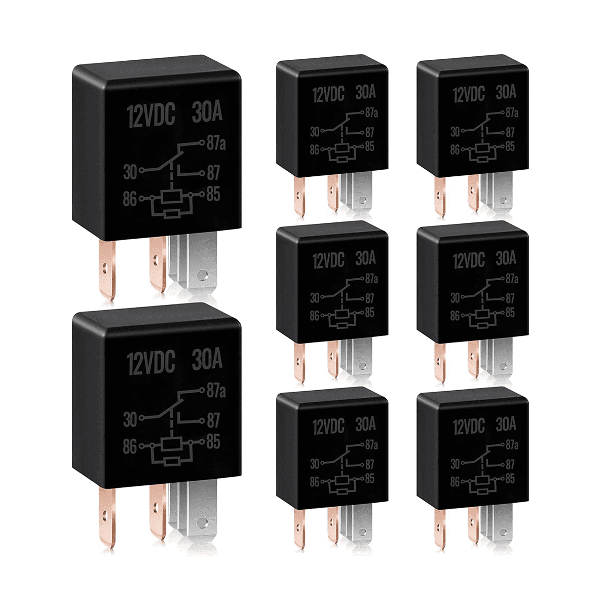 Symkmb 5 Pin Relay 12V 30A Relay Multi Automotive Relay Car Heavy Duty