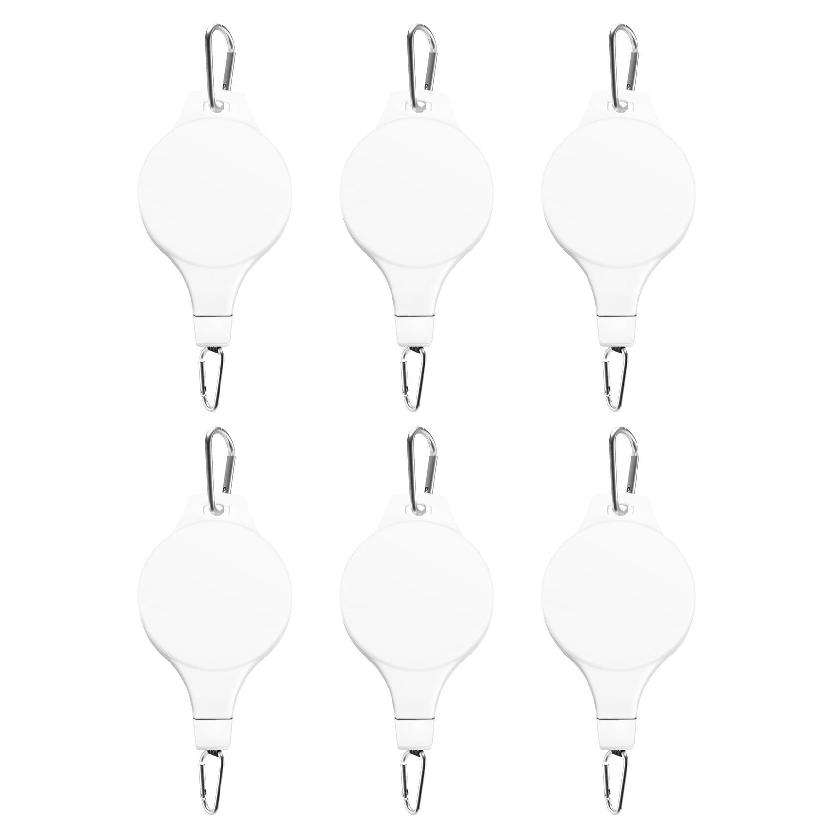 Symkmb 6 Pack Plant Pulley Retractable Hanger Plant Pulley Adjustable