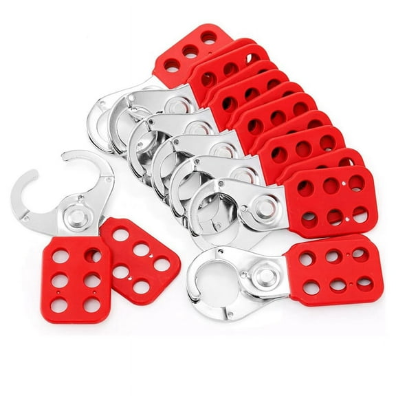 8 Pack Lock Out Tag Out Hasp,Tamper-Proof Lockout Padlock Hasp