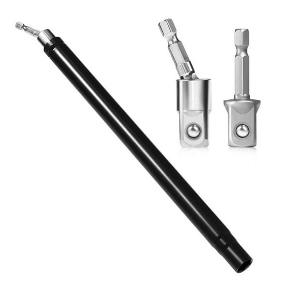 Symkmb 9/16inch Hollow Socket, Hollow Nut Driver with 0.64inch Hex Shank for Long Threaded Ceiling Bolts Fastening Applications Metal