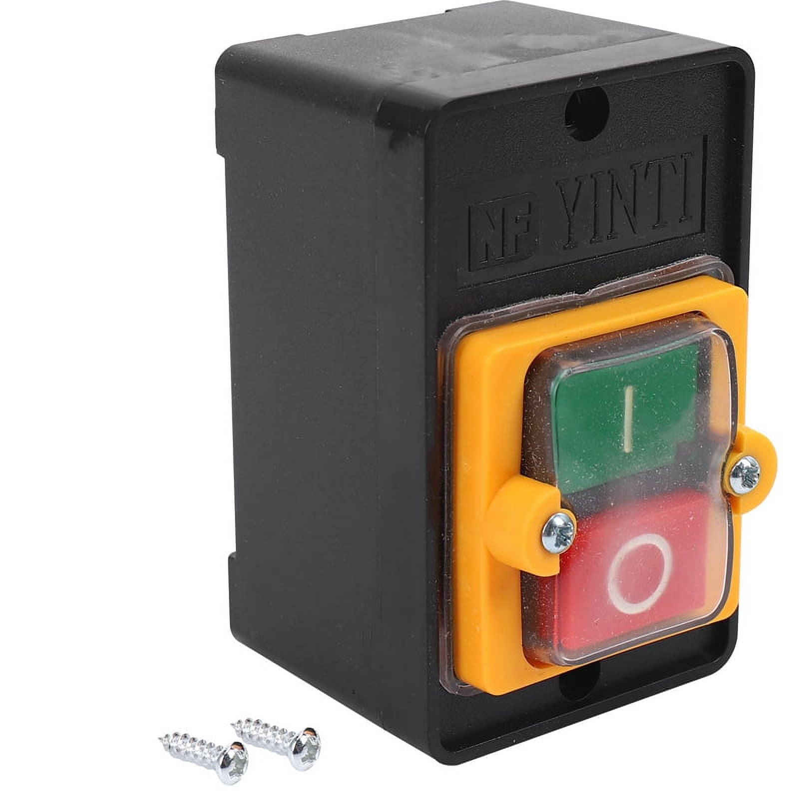 Symkmb AC 220/380V On/Off Water Proof Push Button Switch 5 for Drill