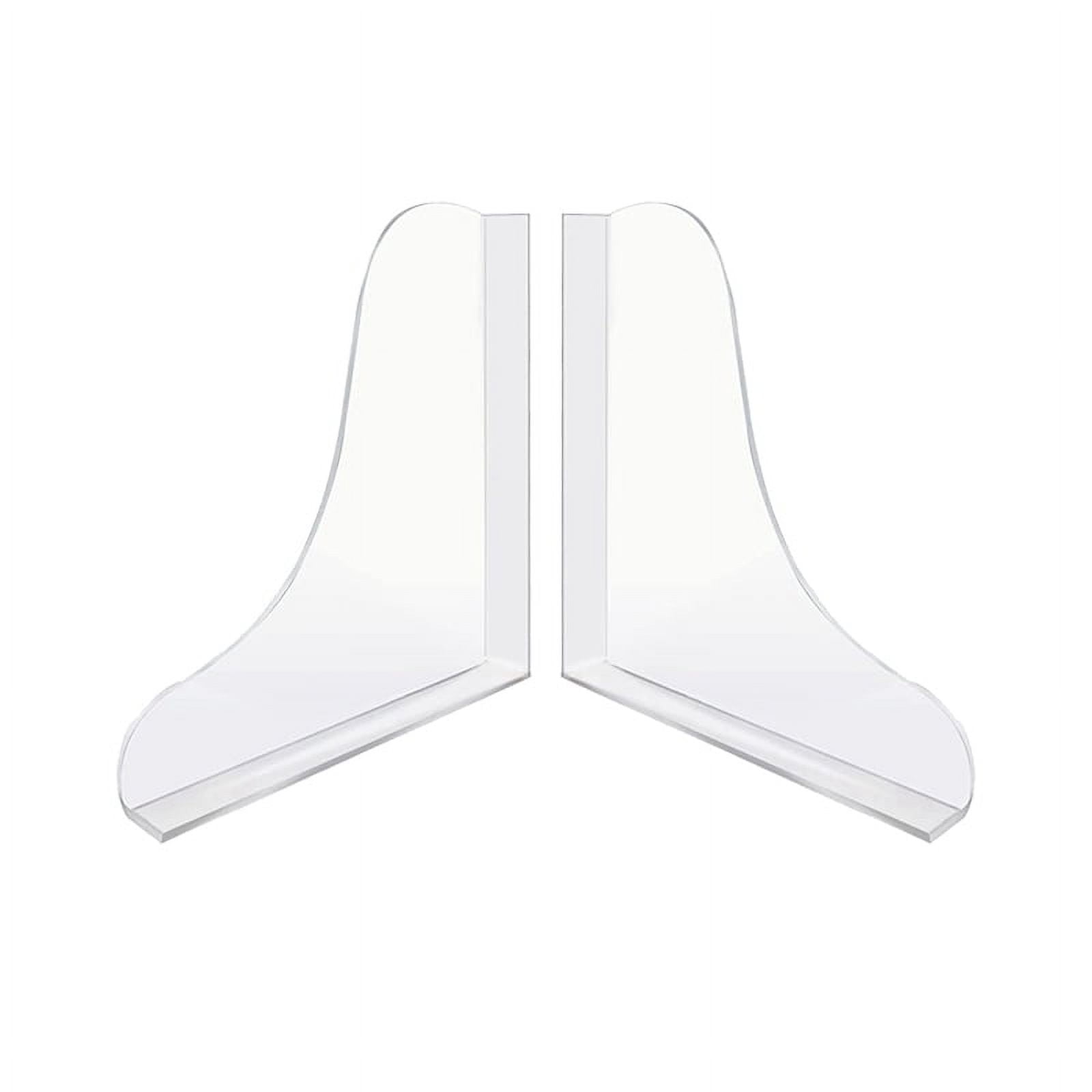 Symkmb Bathtub Corner Splash Guard, Acrylic Corner Guard Shower Bathtub