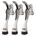 thumbnail image 1 of Symkmb Foot Door Stop Automatic Foot Door Door Stop Adjustable Movable Anti-Collision Brake 4 Inches 3Pieces Aluminum alloy Nickel, 1 of 6