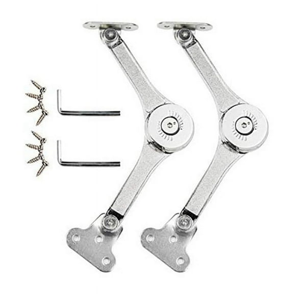 Heavy Duty Hinge Lid Support Hinge Hinge Soft Close Chest Hinge Support for Cabinet Kitchen Wardrobe 2 PCS