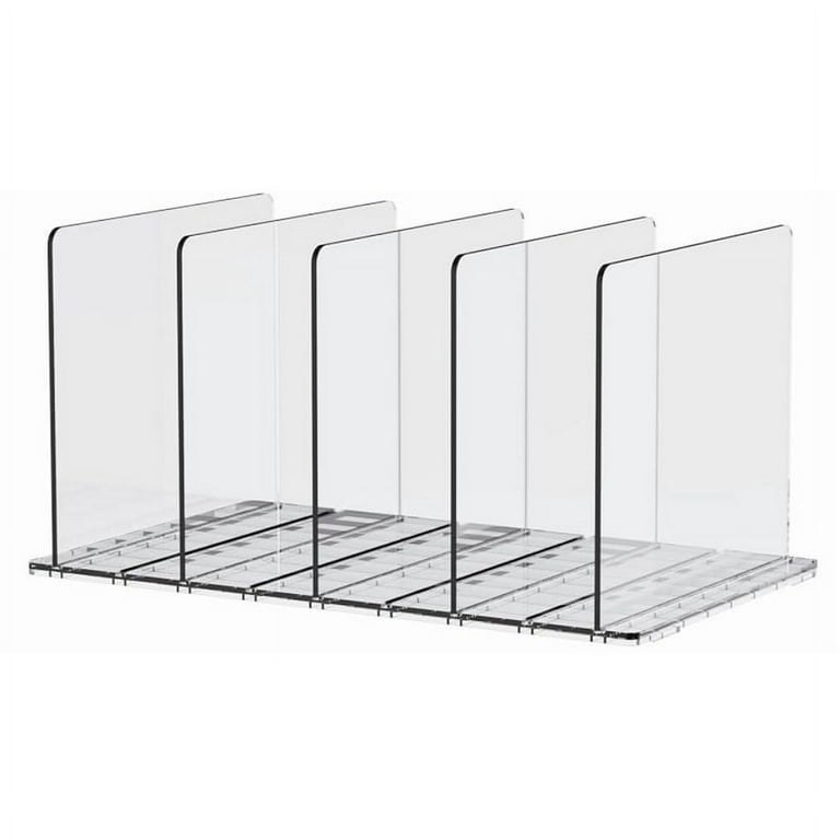 Purse Organizer for Closet Adjustable Clear Shelf Dividers Purse
