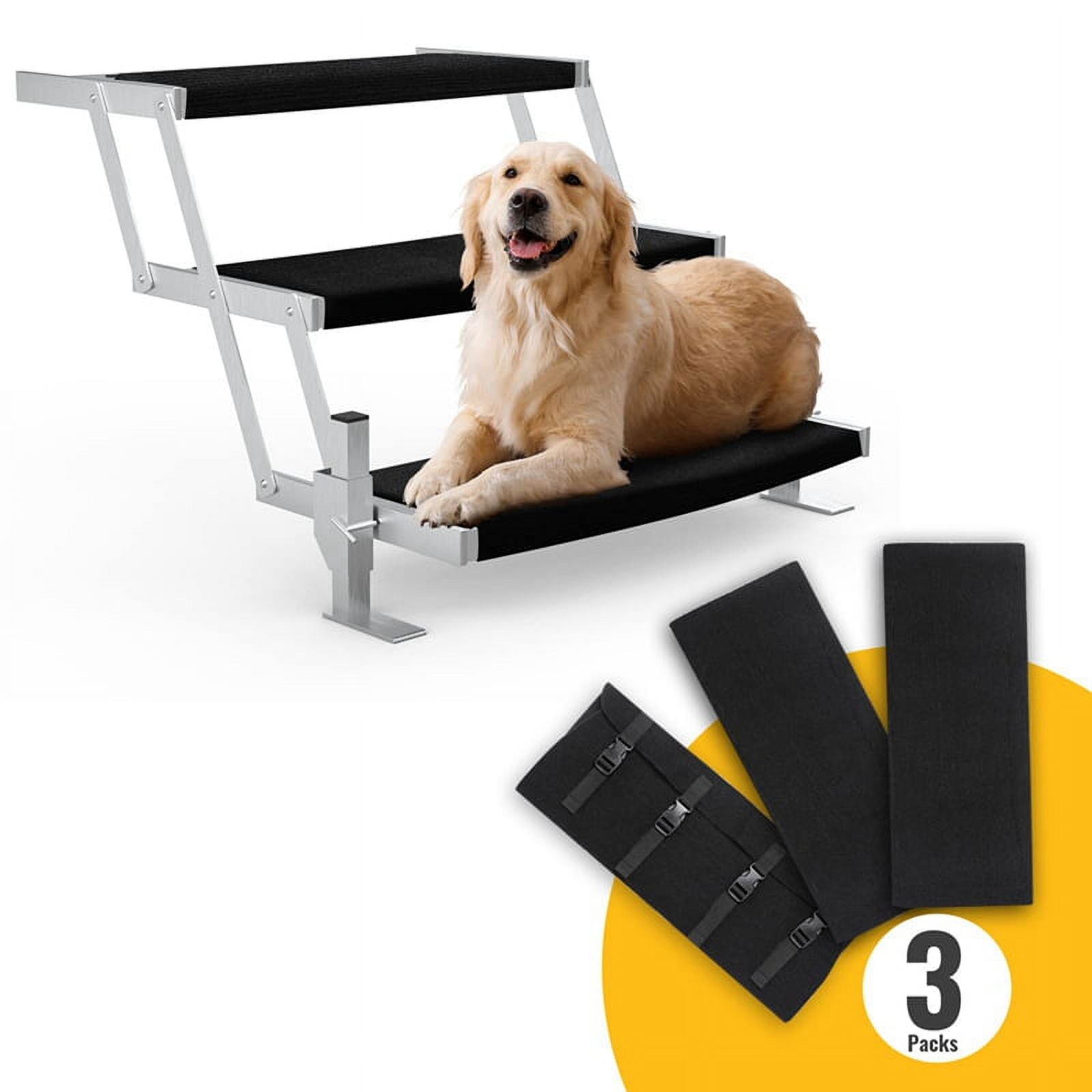 Symkmb Step Covers 3 Packs for Fold Up Curved Steps, 22 Inch Wrap