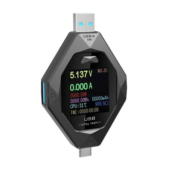 Type-C Tester Digital Smart Voltmeter Battery Capacity