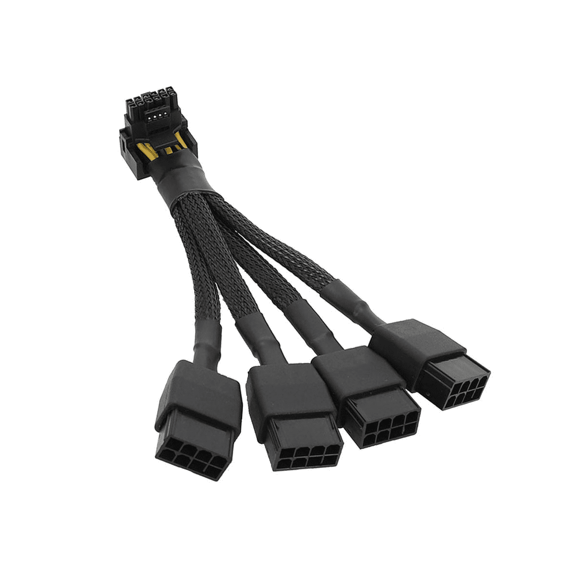 SymkmbFor GPU RTX4090 RTX4080 4X8 Pin PCIE to 16 Pin Graphics Card