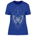 thumbnail image 1 of Symmetric Butterfly And Triangle T-Shirt Women -Image by Shutterstock, Female Small, 1 of 2