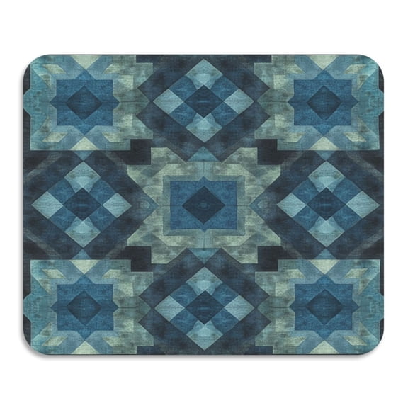 Symmetrical Geometric Pattern Diatomaceous Earth Water Absorbent Mat, Anti-Slip Rubber Backing, 23.6" x 19.7"