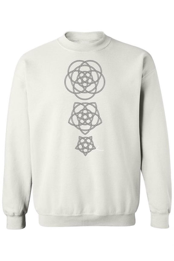 Symmetrical Knots Design Sweatshirt Women -Image by Shutterstock, Female XX-Large