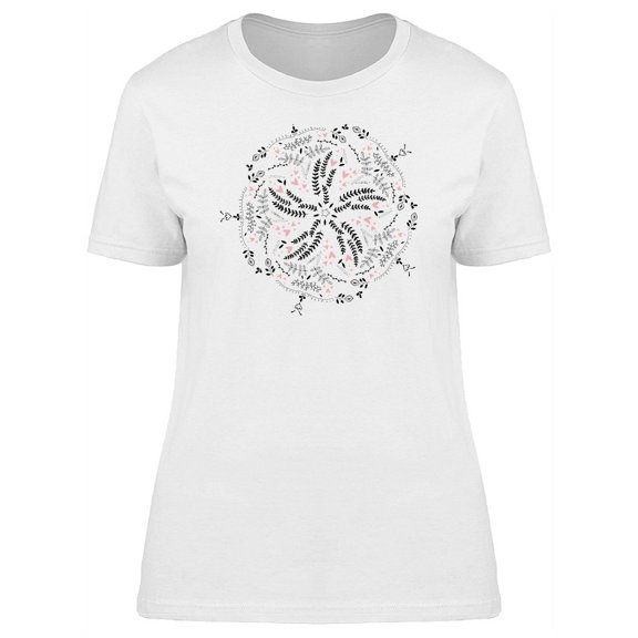 Symmetrical Star Mandala Tee Women's -Image by Shutterstock