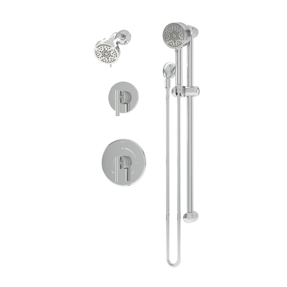 Symmons 3595B15TRM Dia Hydromersion Pressure Balanced Shower System - Chrome