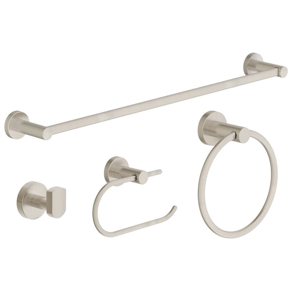 Symmons 35AC4BUNDLESTN Dia Bathroom Hardware Set - Nickel