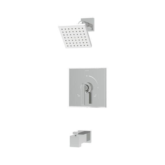 Symmons 369215TRM Duro Hydromersion Tub And Shower Trim Package - Chrome