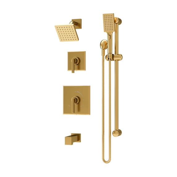 Symmons 3696BBZ15TRM Duro Hydromersion Pressure Balanced Tub And Shower System - Bronze