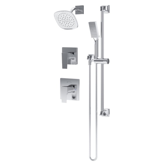Symmons 499515TRM Verity Hydromersion Pressure Balanced Shower System - Chrome