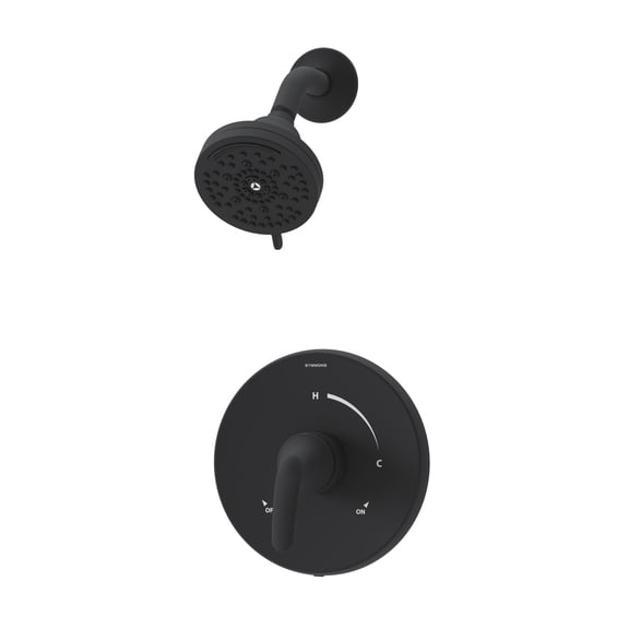Symmons 559115Trm Elm Shower Only Trim Package - Black