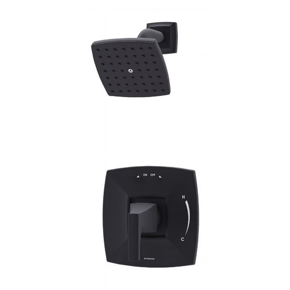 Symmons 569115Trm Oak Shower Only Trim Package - Black