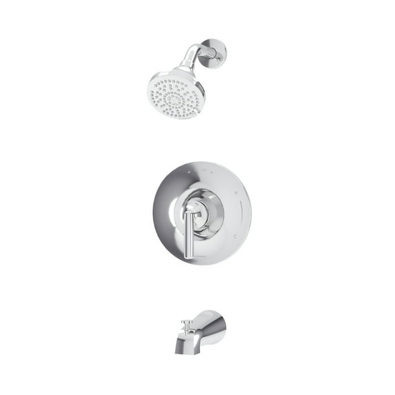 Symmons 599215Trm Birch Tub And Shower Trim Package - Chrome
