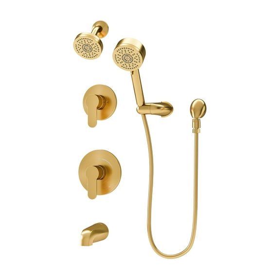Symmons 679615Trm Identity Hydromersion Pressure Balanced Tub And Shower System - Bronze