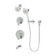 thumbnail image 1 of Symmons 679615TRM Identity Hydromersion Pressure Balanced Tub And Shower System - Chrome, 1 of 7