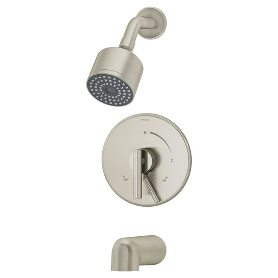 Symmons S-3502-Cyl-B-Trm Dia Tub And Shower Trim Only Package - Nickel
