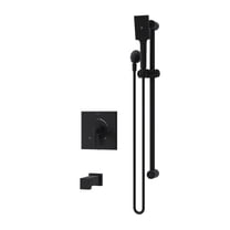 Symmons S369415trm Duro Hydromersion Tub And Hand Shower Trim Package - Black