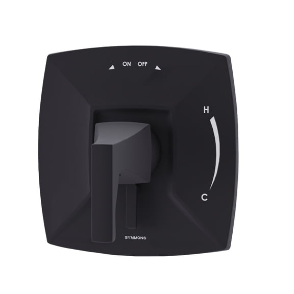 Symmons S5690trm Oak Traditional Valve Trim Only - Black