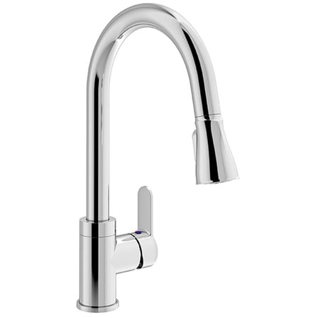 Symmons Sk6710pd Identity 1.5 GPM Single Hole Pull Down Kitchen Faucet - Chrome