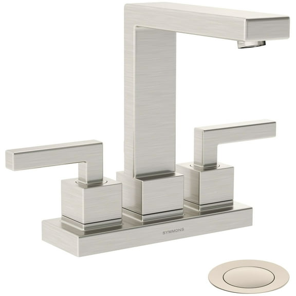 Symmons Slc3612pp Duro 1.0 GPM Centerset Bathroom Faucet - Nickel