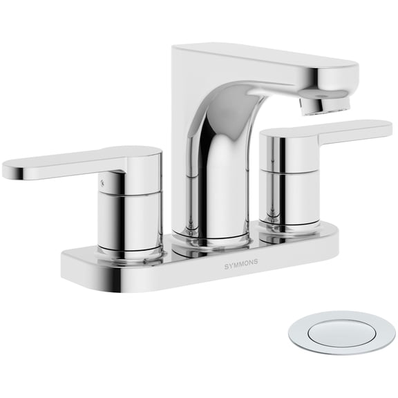 Symmons Slc6712pp Identity 1.0 GPM Centerset Bathroom Faucet - Chrome